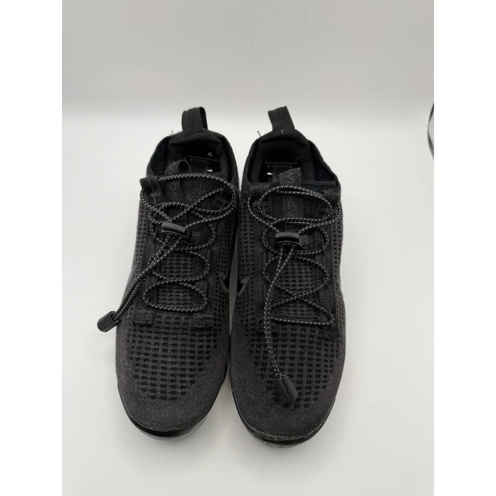 Nike Air VaporMax 2021 FK Youth Size 5.5Y Black Flyknit Running Shoes